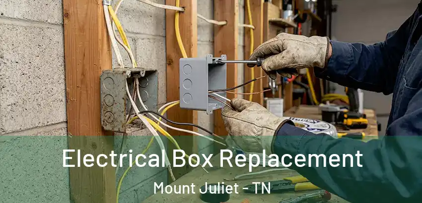 Electrical Box Replacement Mount Juliet - TN
