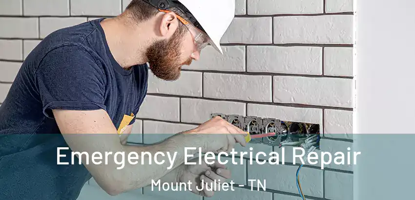 Emergency Electrical Repair Mount Juliet - TN