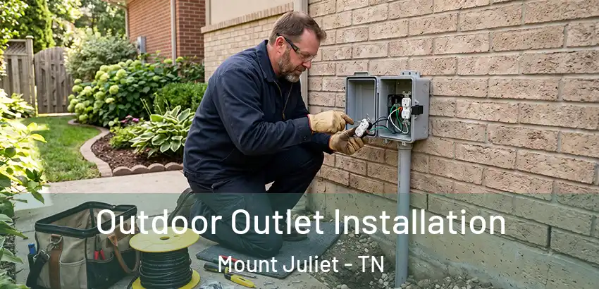 Outdoor Outlet Installation Mount Juliet - TN