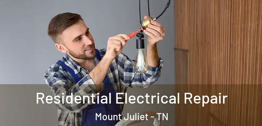  Residential Electrical Repair Mount Juliet - TN
