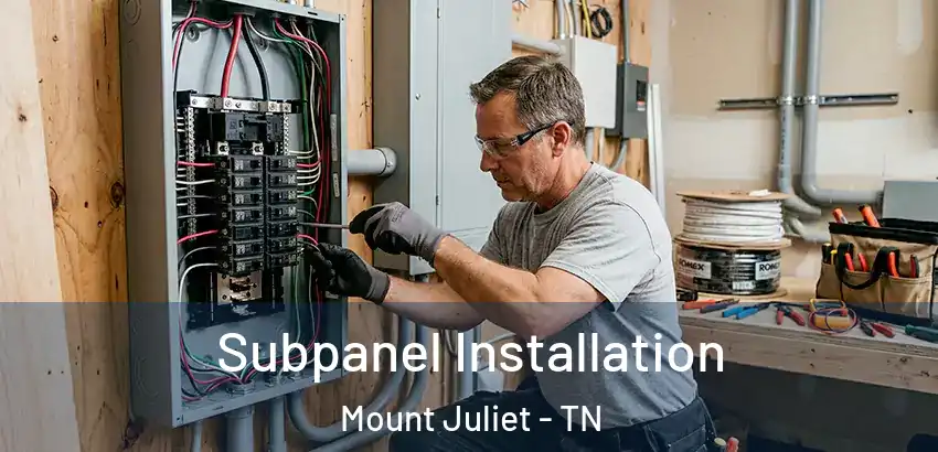  Subpanel Installation Mount Juliet - TN